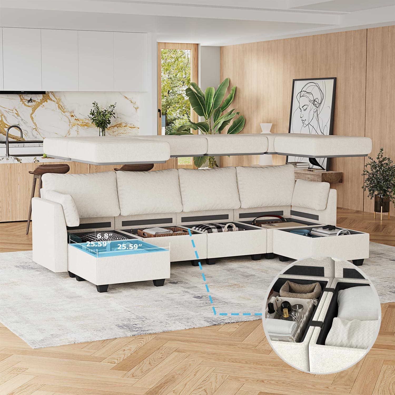 Our Honest Take: Modular Comfort Meets Storage in a Spacious Sofa