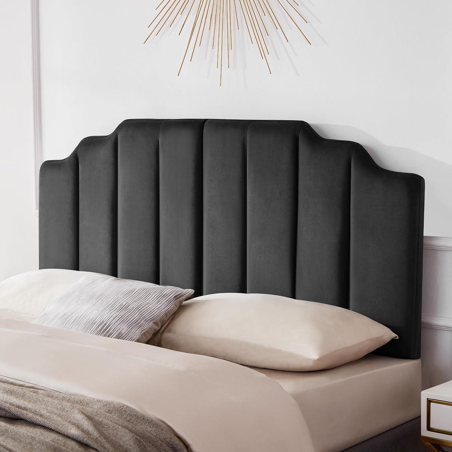 Our Thoughtful Review: King Velvet Headboard’s Style Meets Sturdiness